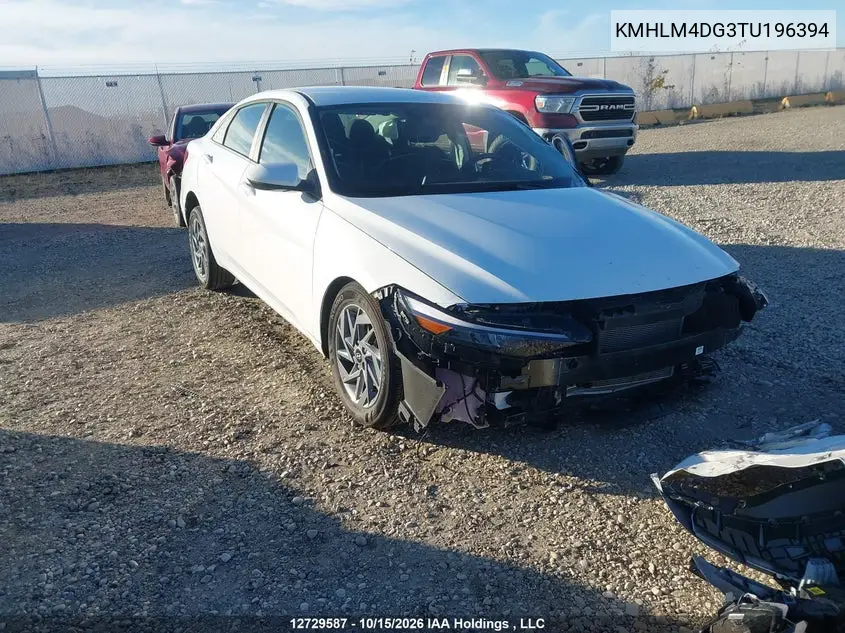 HYUNDAI ELANTRA 2026, VIN KMHLM4DG3TU196394