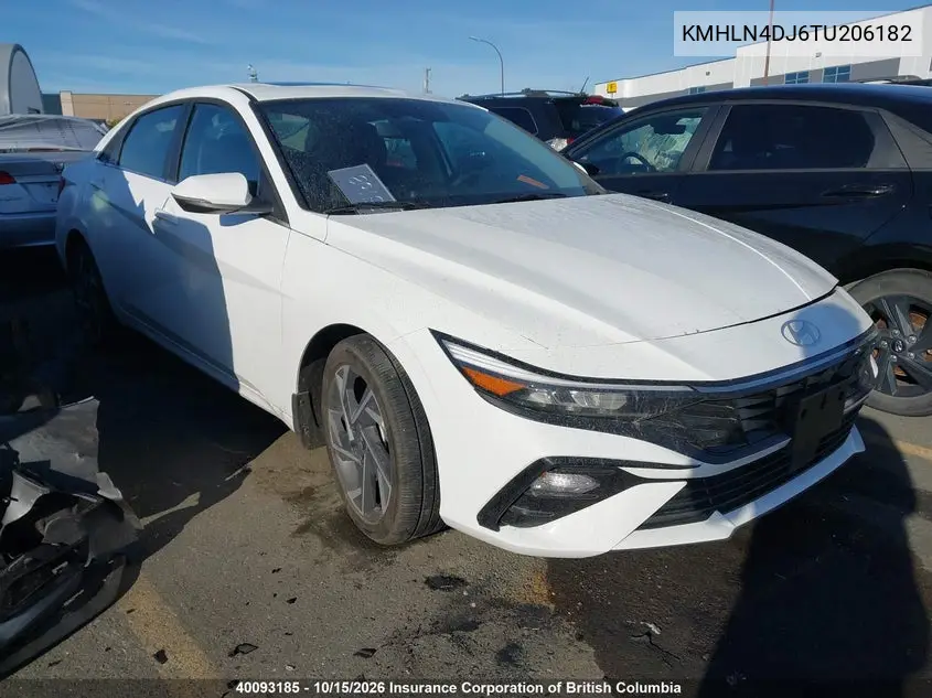 HYUNDAI ELANTRA 2026, VIN KMHLN4DJ6TU206182