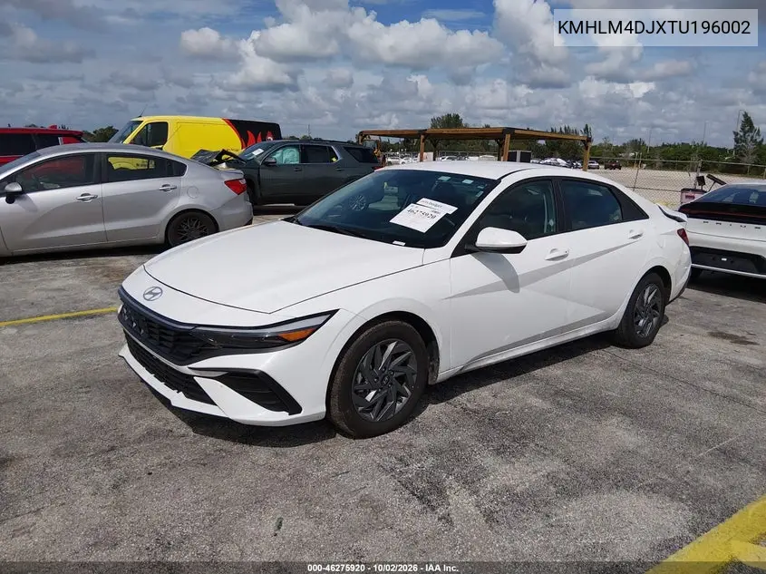 2026 HYUNDAI ELANTRA VIN KMHLM4DJXTU196002 — фото 2