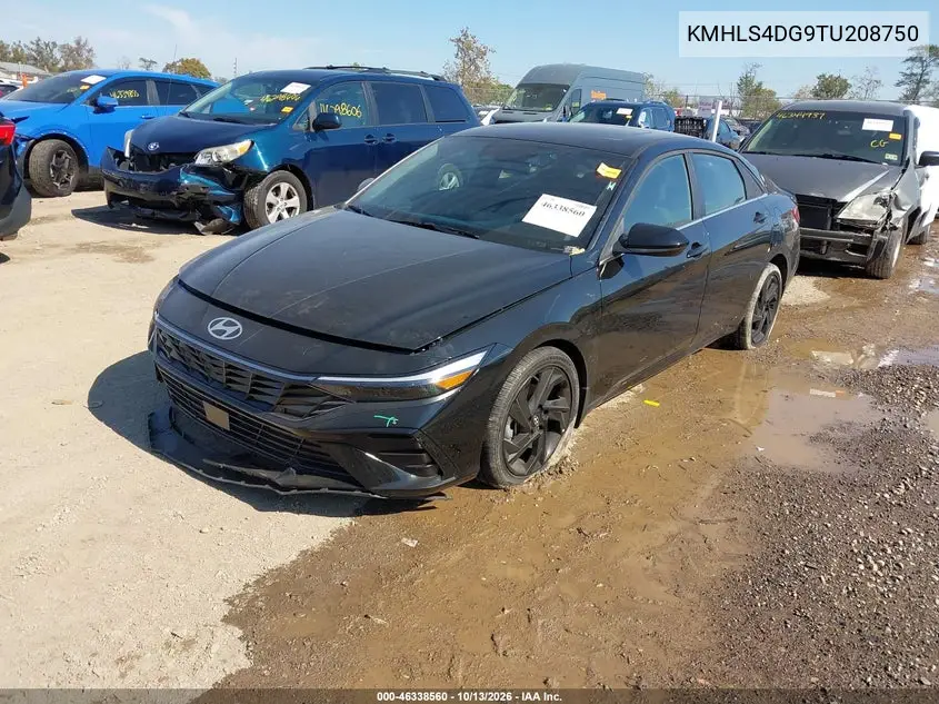 2026 HYUNDAI ELANTRA VIN KMHLS4DG9TU208750 — фото 2