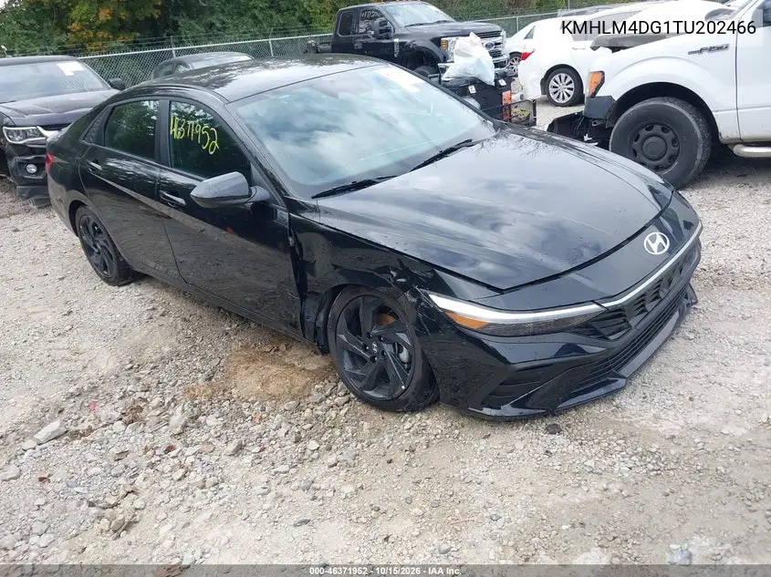 HYUNDAI ELANTRA 2026, VIN KMHLM4DG1TU202466