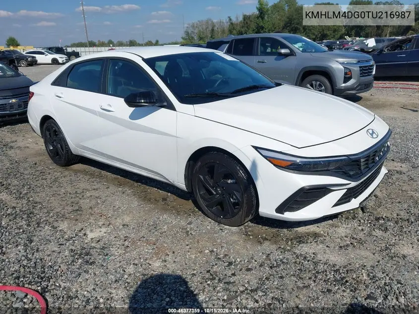 HYUNDAI ELANTRA 2026, VIN KMHLM4DG0TU216987