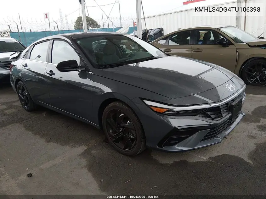 HYUNDAI ELANTRA 2026, VIN KMHLS4DG4TU106398