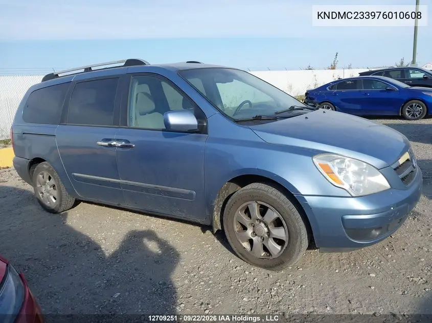 2007 HYUNDAI ENTOURAGE VIN KNDMC233976010608 — фото 13