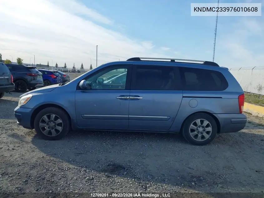 2007 HYUNDAI ENTOURAGE VIN KNDMC233976010608 — фото 14