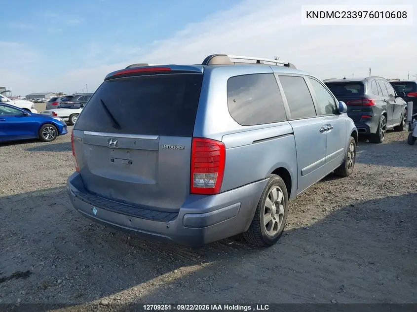 2007 HYUNDAI ENTOURAGE VIN KNDMC233976010608 — фото 4