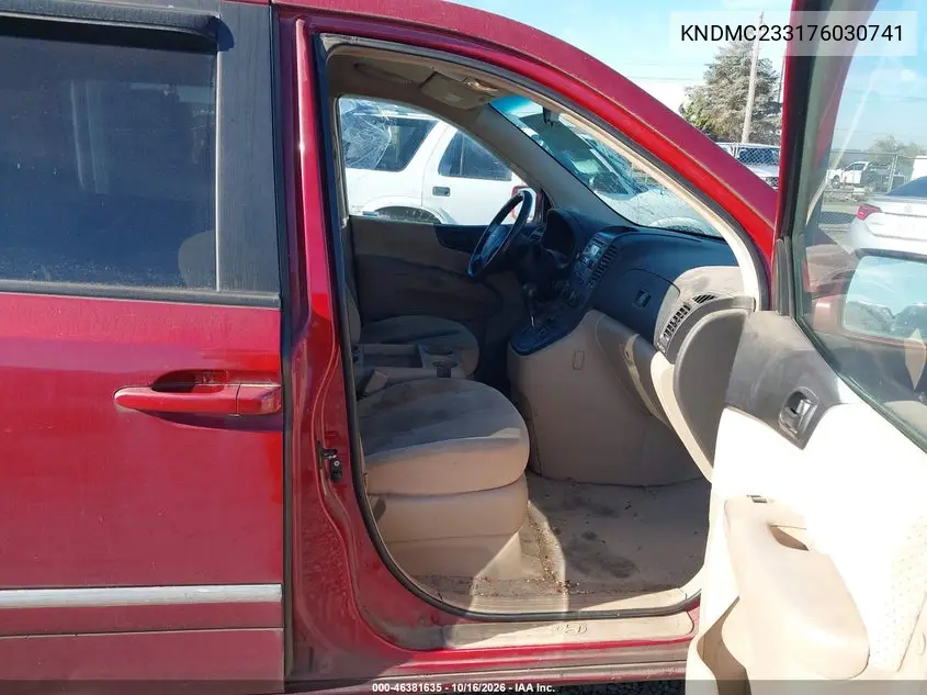2007 HYUNDAI ENTOURAGE VIN KNDMC233176030741 — фото 5