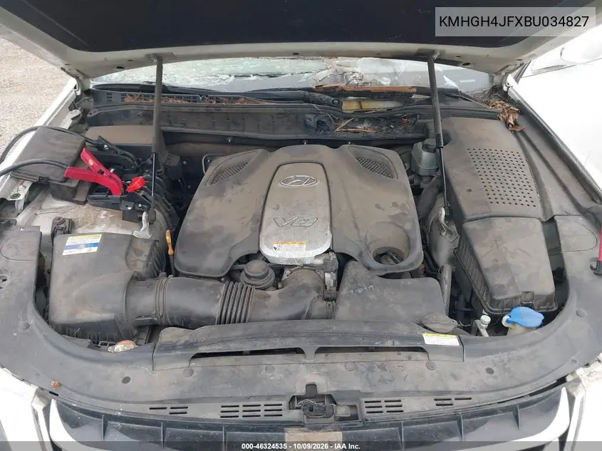 2011 HYUNDAI EQUUS VIN KMHGH4JFXBU034827 — фото 10