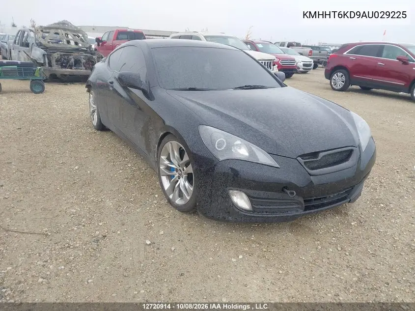 HYUNDAI GENESIS COUPE 2010, VIN KMHHT6KD9AU029225