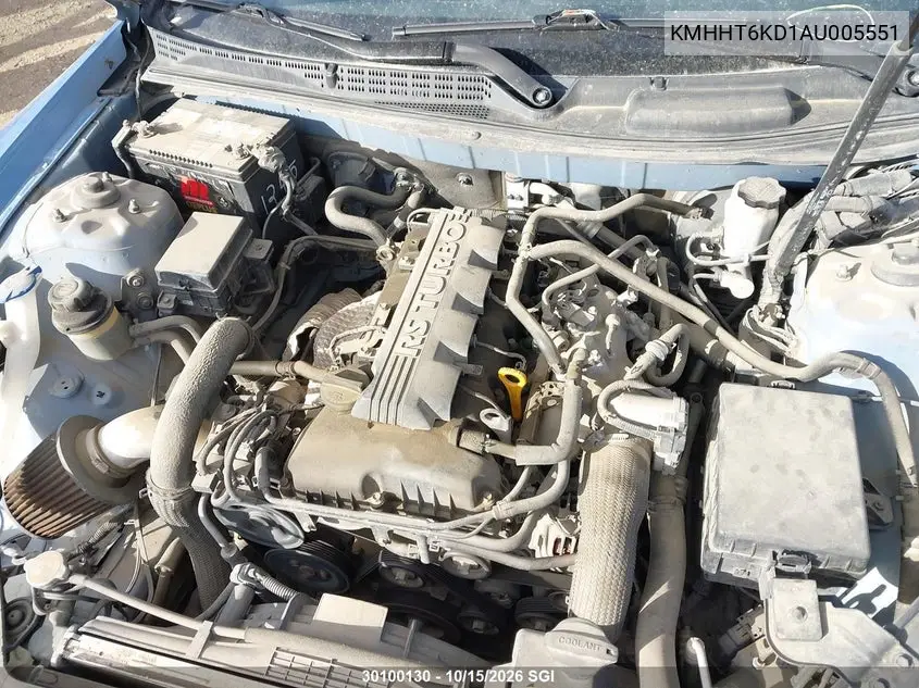 2010 HYUNDAI GENESIS COUPE VIN KMHHT6KD1AU005551 — фото 10