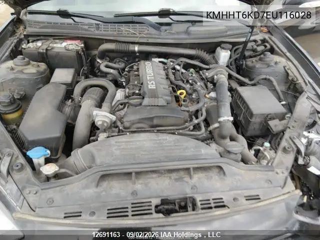2014 HYUNDAI GENESIS COUPE VIN KMHHT6KD7EU116028 — фото 11