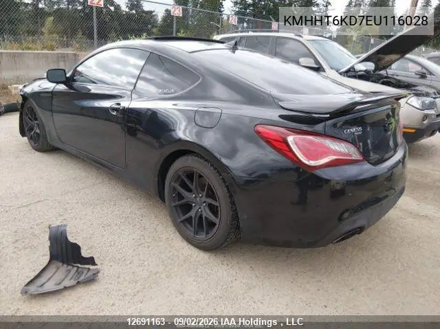 2014 HYUNDAI GENESIS COUPE VIN KMHHT6KD7EU116028 — фото 4