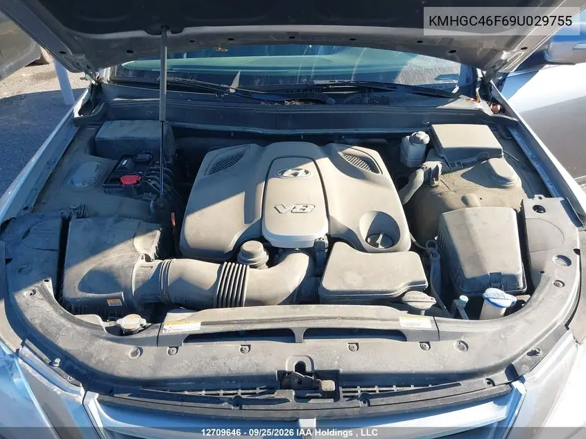 2009 HYUNDAI GENESIS VIN KMHGC46F69U029755 — фото 10