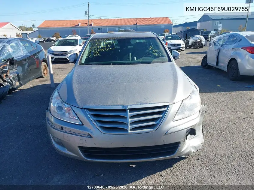 2009 HYUNDAI GENESIS VIN KMHGC46F69U029755 — фото 12