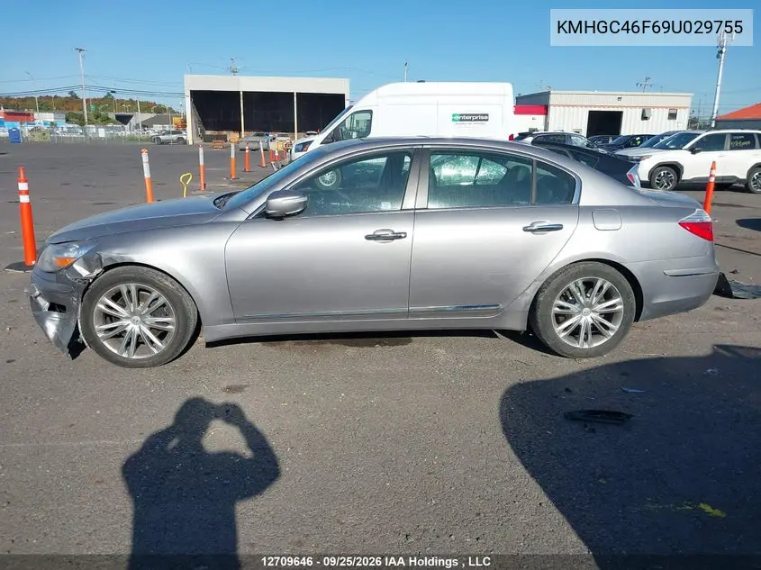 2009 HYUNDAI GENESIS VIN KMHGC46F69U029755 — фото 14