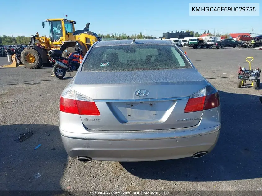 2009 HYUNDAI GENESIS VIN KMHGC46F69U029755 — фото 16