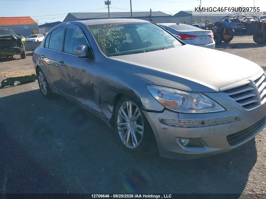 2009 HYUNDAI GENESIS VIN KMHGC46F69U029755 — фото 6