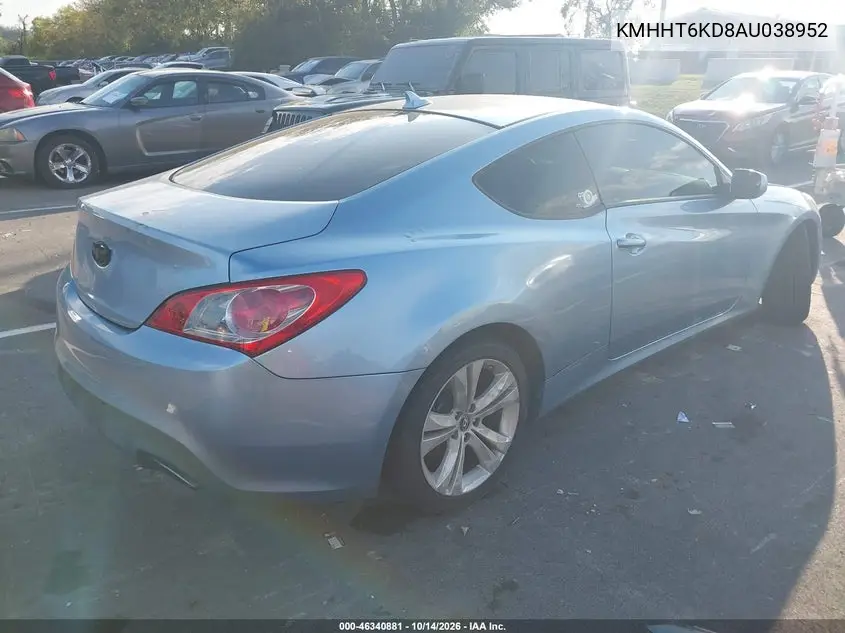 2010 HYUNDAI GENESIS VIN KMHHT6KD8AU038952 — фото 4