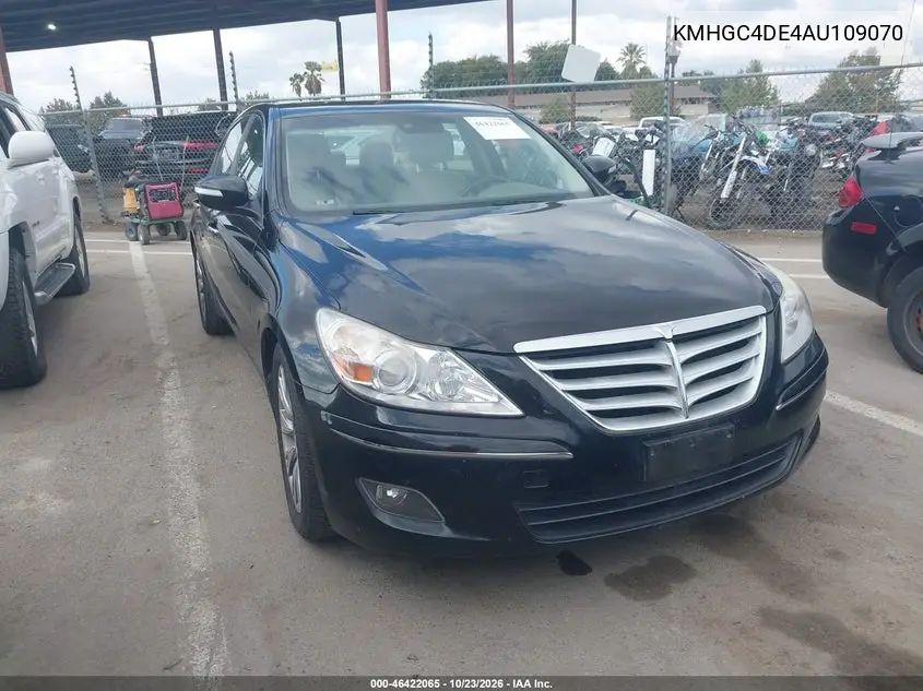 HYUNDAI GENESIS 2010, VIN KMHGC4DE4AU109070