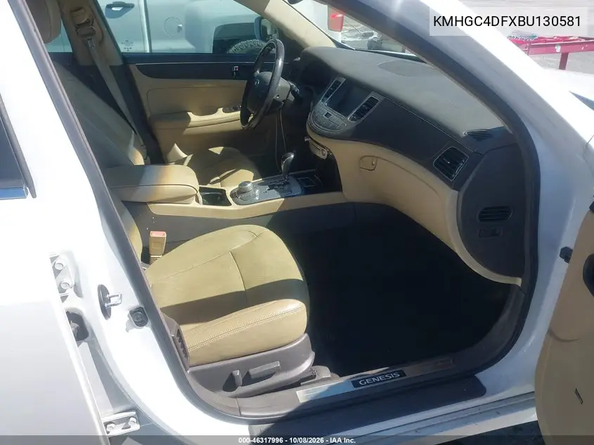 2011 HYUNDAI GENESIS VIN KMHGC4DFXBU130581 — фото 5