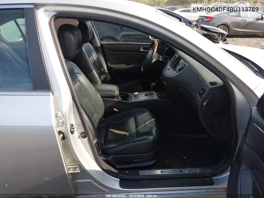 2011 HYUNDAI GENESIS VIN KMHGC4DF4BU113789 — фото 5