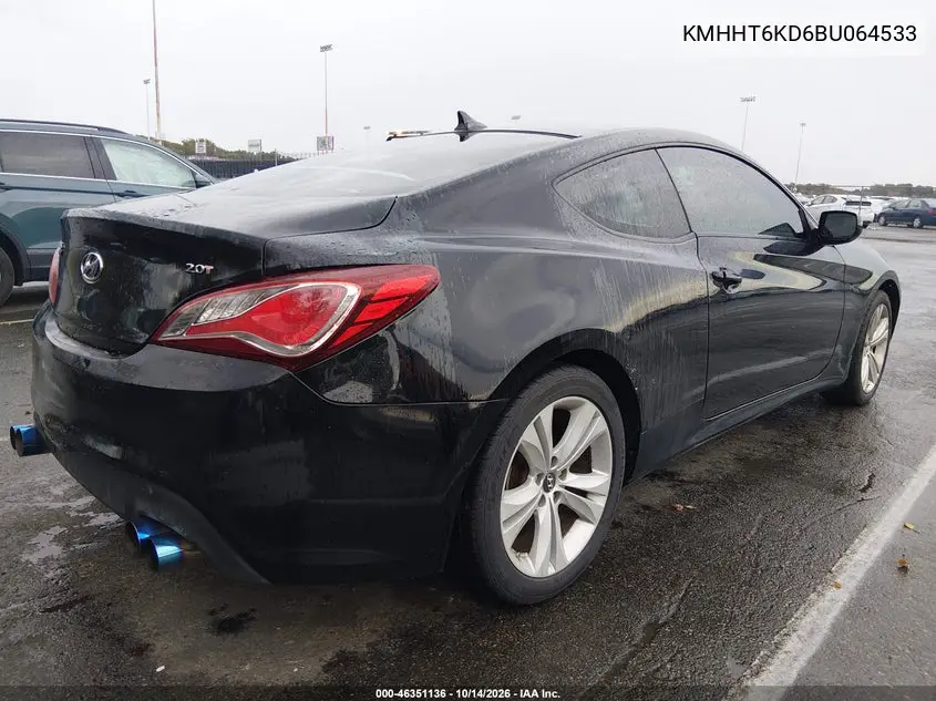 2011 HYUNDAI GENESIS VIN KMHHT6KD6BU064533 — фото 4