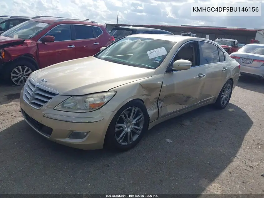 2011 HYUNDAI GENESIS VIN KMHGC4DF9BU146156 — фото 2