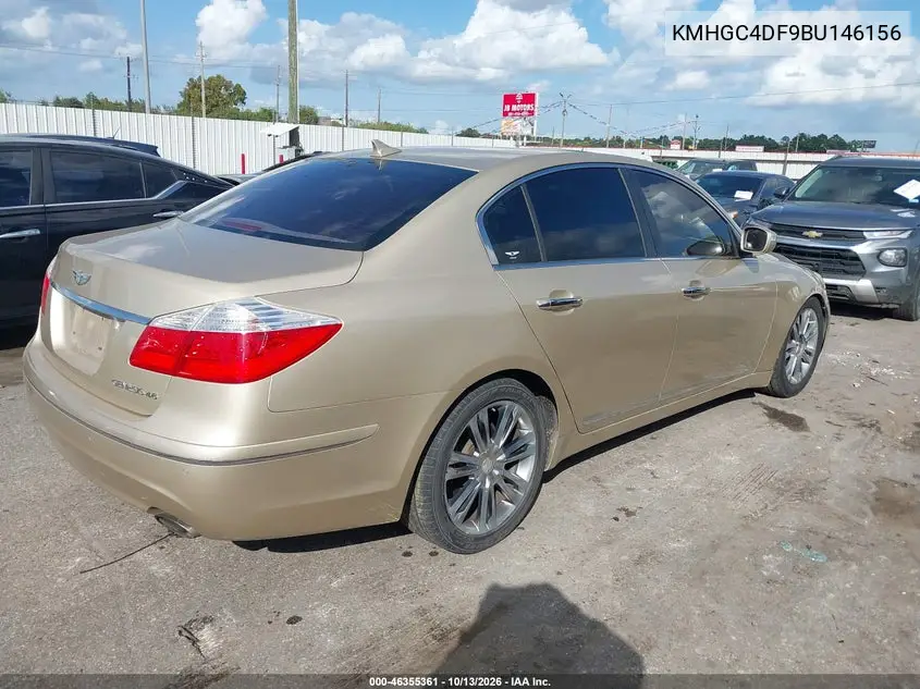 2011 HYUNDAI GENESIS VIN KMHGC4DF9BU146156 — фото 4