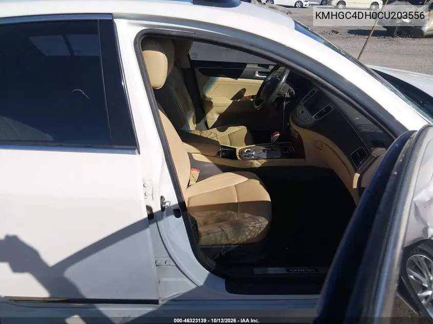 2012 HYUNDAI GENESIS VIN KMHGC4DH0CU203556 — фото 5