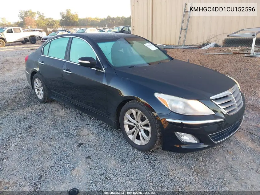 2012 HYUNDAI GENESIS VIN KMHGC4DD1CU152596 — фото 3