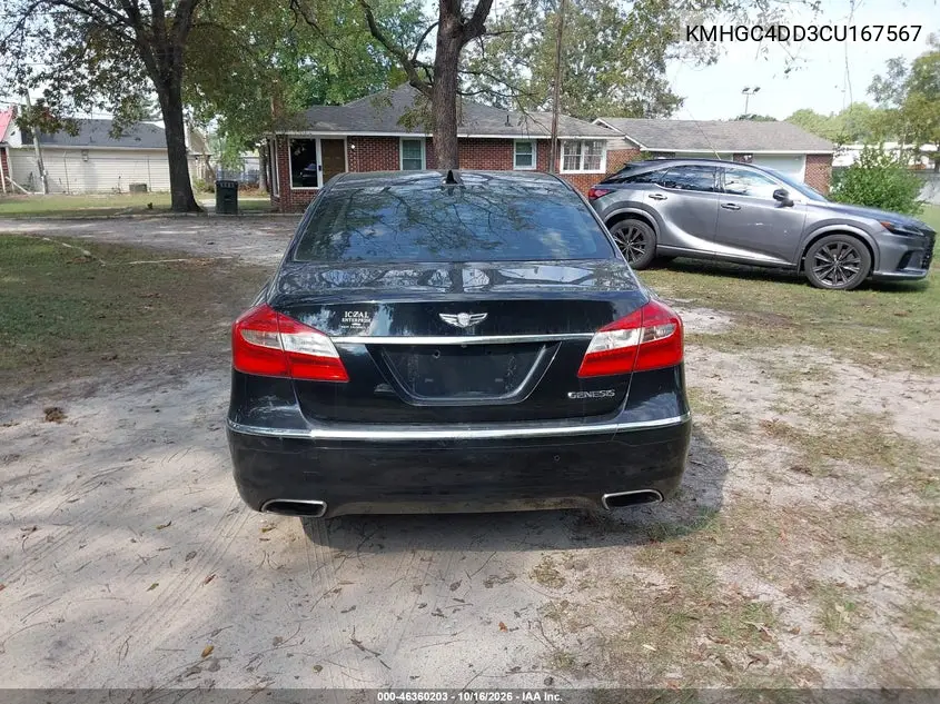 2012 HYUNDAI GENESIS VIN KMHGC4DD3CU167567 — фото 14