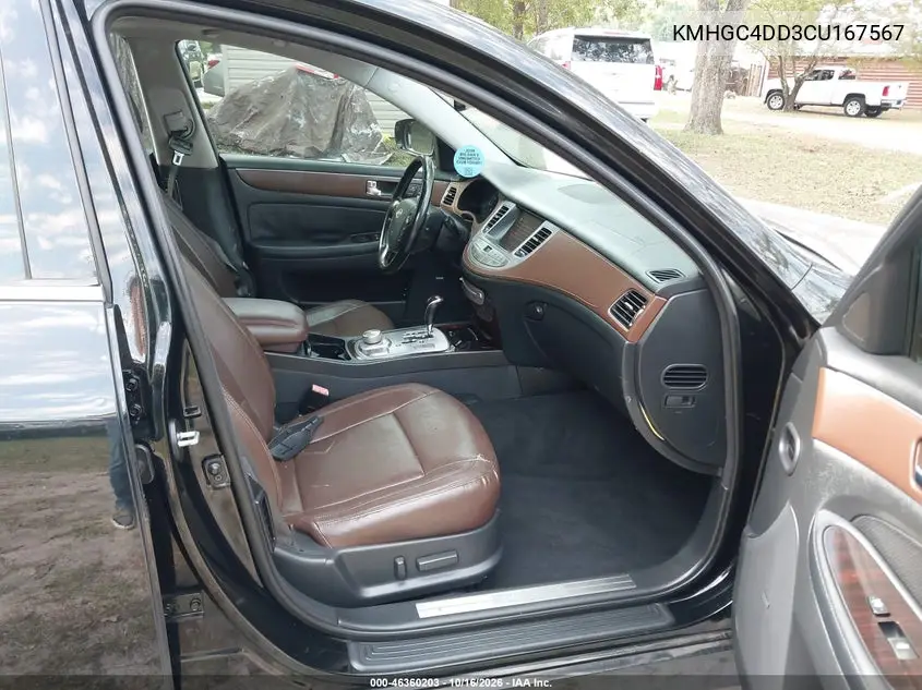 2012 HYUNDAI GENESIS VIN KMHGC4DD3CU167567 — фото 5
