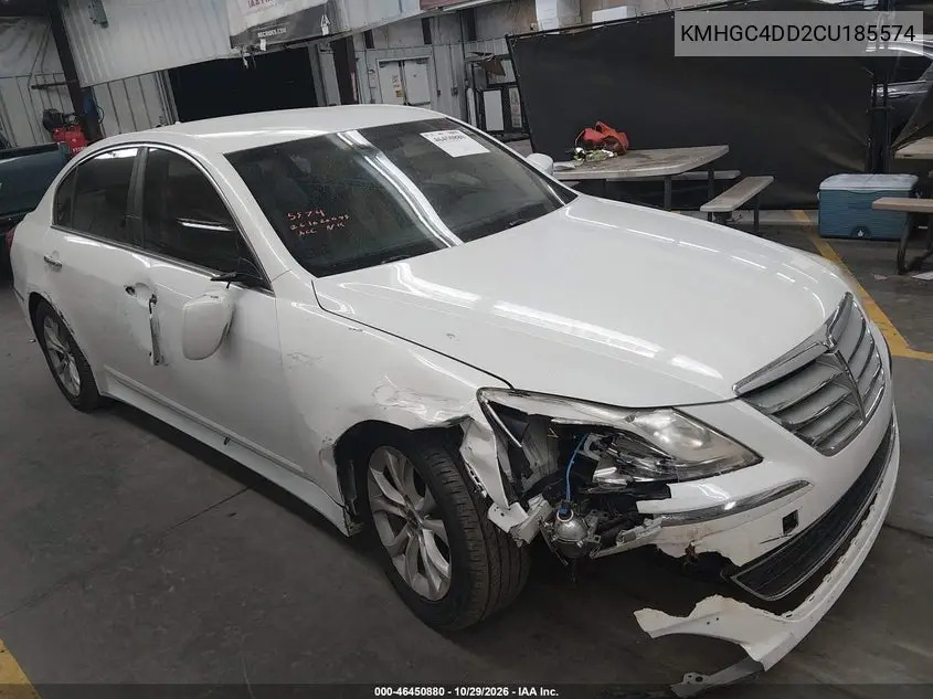 HYUNDAI GENESIS 2012, VIN KMHGC4DD2CU185574