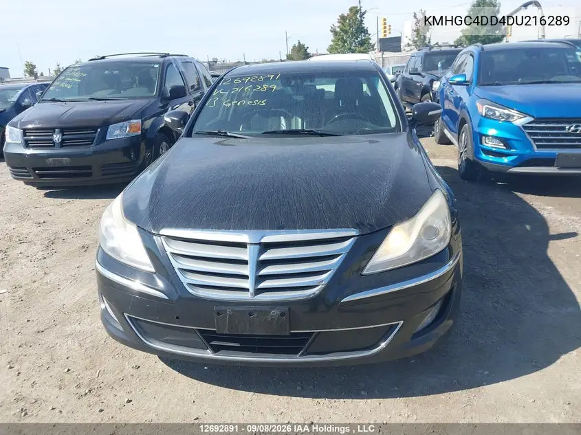 2013 HYUNDAI GENESIS VIN KMHGC4DD4DU216289 — фото 12