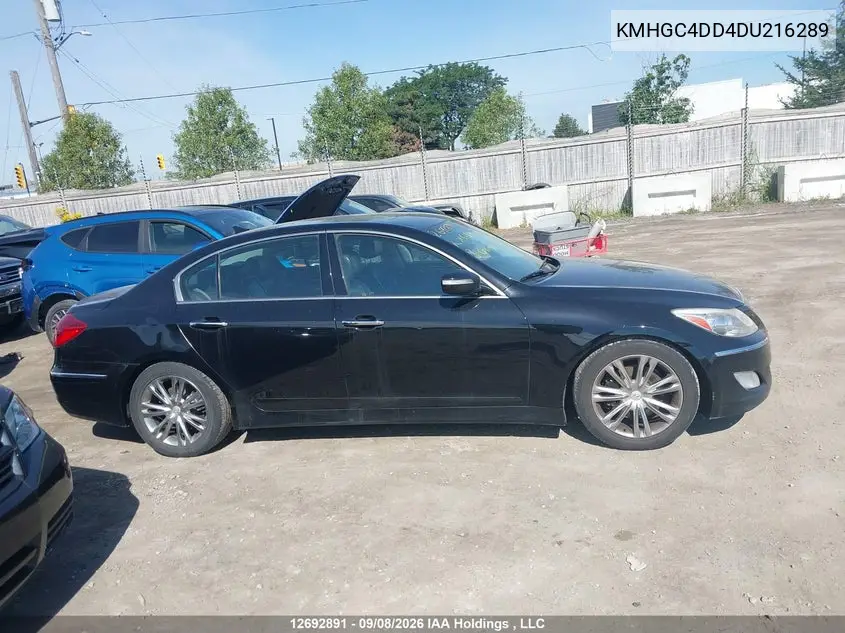 2013 HYUNDAI GENESIS VIN KMHGC4DD4DU216289 — фото 13