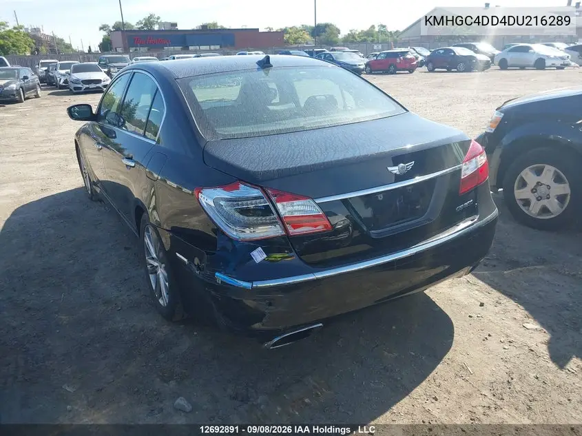 2013 HYUNDAI GENESIS VIN KMHGC4DD4DU216289 — фото 6