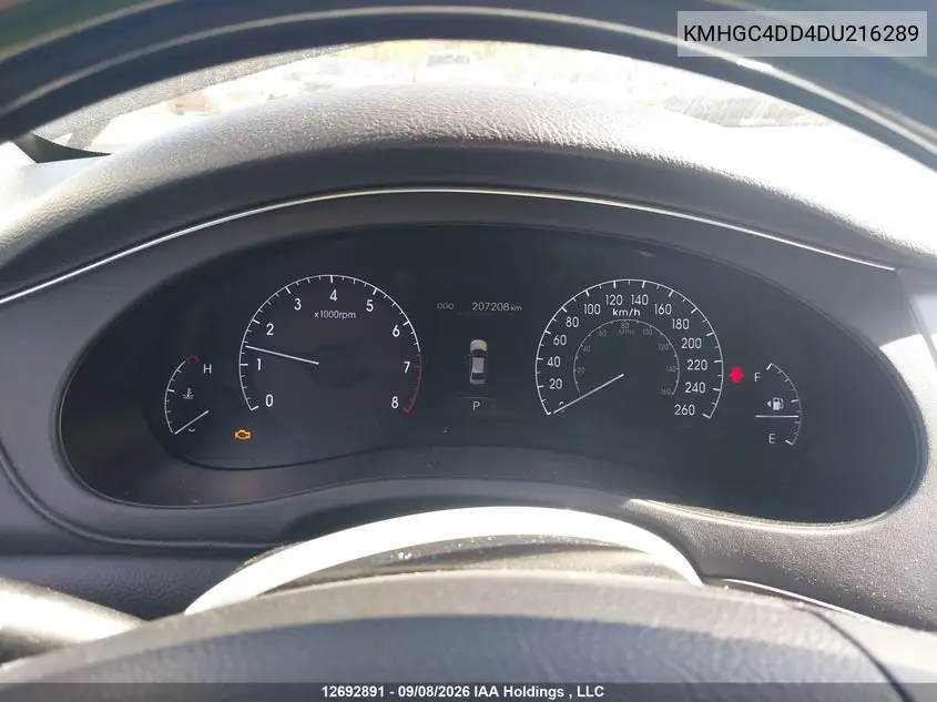 2013 HYUNDAI GENESIS VIN KMHGC4DD4DU216289 — фото 7