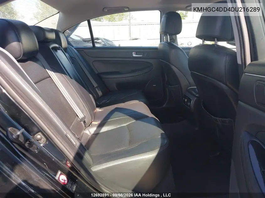 2013 HYUNDAI GENESIS VIN KMHGC4DD4DU216289 — фото 8