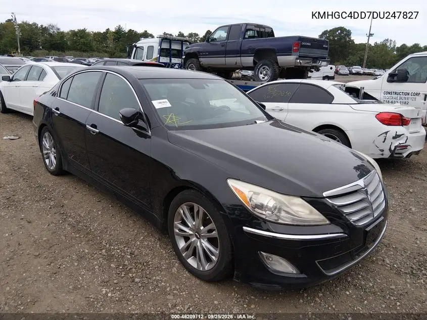 HYUNDAI GENESIS 2013, VIN KMHGC4DD7DU247827