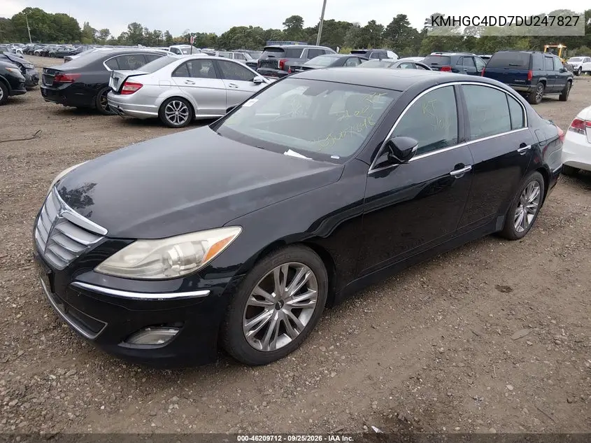 2013 HYUNDAI GENESIS VIN KMHGC4DD7DU247827 — фото 2