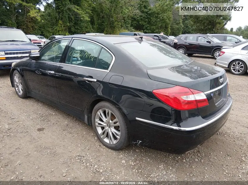 2013 HYUNDAI GENESIS VIN KMHGC4DD7DU247827 — фото 3