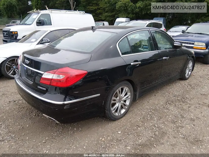 2013 HYUNDAI GENESIS VIN KMHGC4DD7DU247827 — фото 4