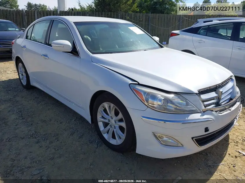 HYUNDAI GENESIS 2013, VIN KMHGC4DD7DU227111