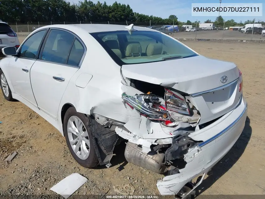 2013 HYUNDAI GENESIS VIN KMHGC4DD7DU227111 — фото 3