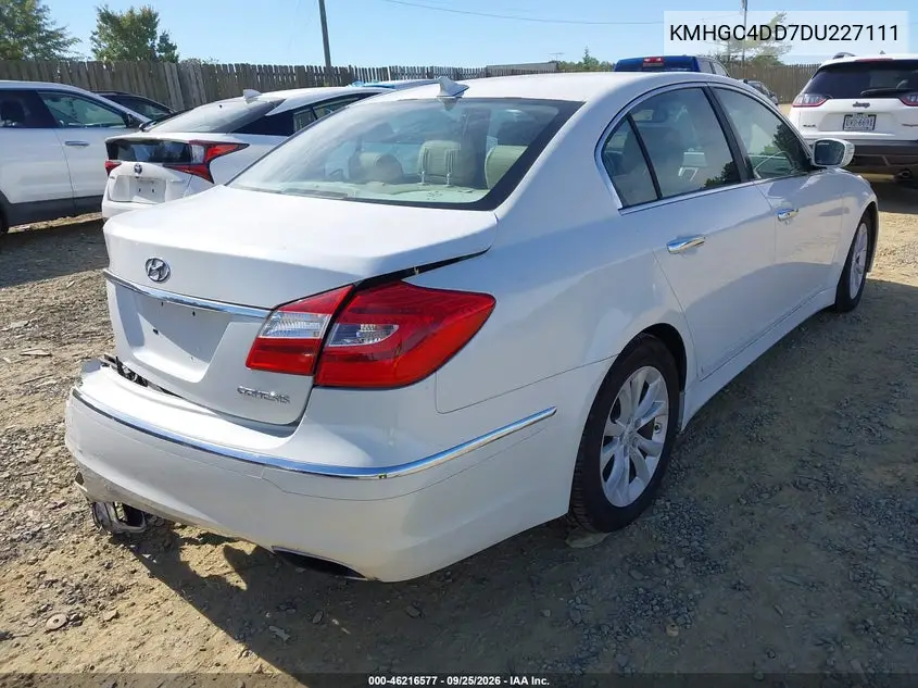 2013 HYUNDAI GENESIS VIN KMHGC4DD7DU227111 — фото 4