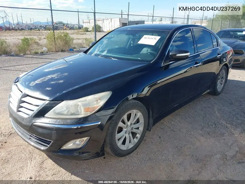2013 HYUNDAI GENESIS VIN KMHGC4DD4DU237269 — фото 2