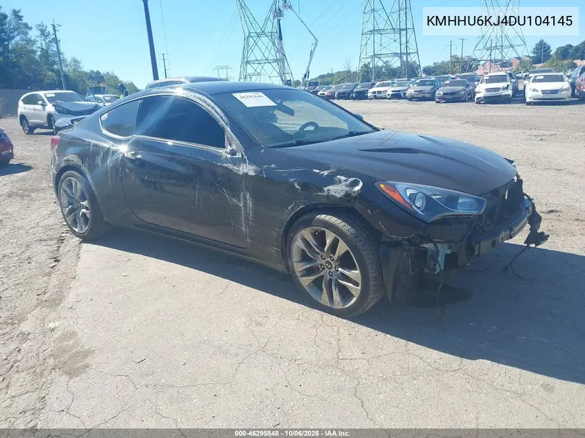 HYUNDAI GENESIS 2013, VIN KMHHU6KJ4DU104145