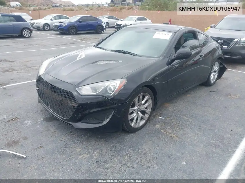 2013 HYUNDAI GENESIS VIN KMHHT6KDXDU106947 — фото 2