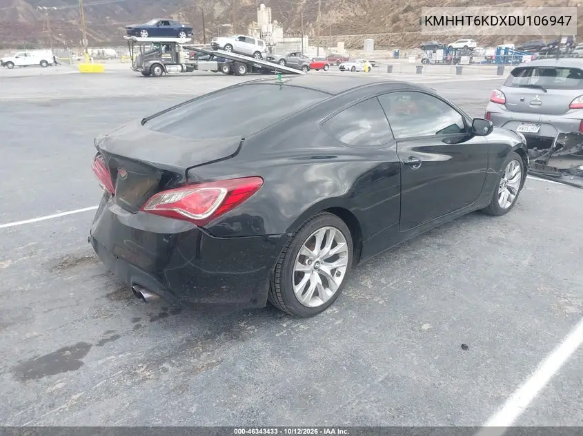 2013 HYUNDAI GENESIS VIN KMHHT6KDXDU106947 — фото 4