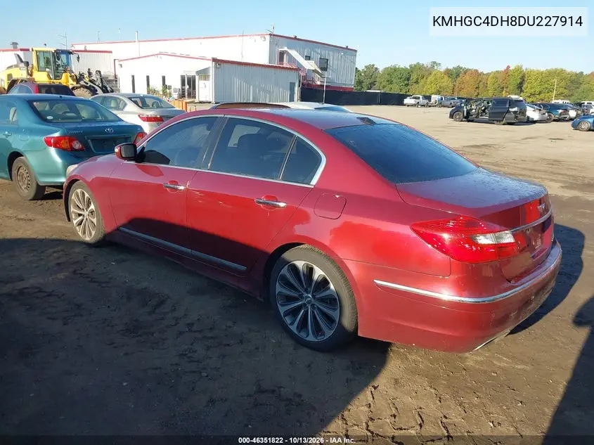 2013 HYUNDAI GENESIS VIN KMHGC4DH8DU227914 — фото 3